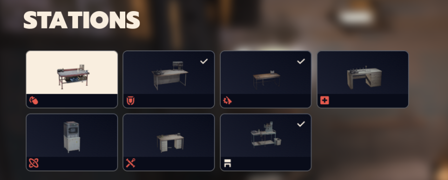 arc raiders workshop stations